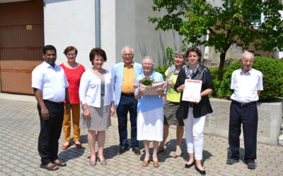 Goldene Ehrennadel der Silberlöwen für Dorith Fischer