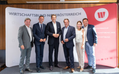 WKÖ Präsident Harald Mahrer auf Besuchstour in Niederösterreich