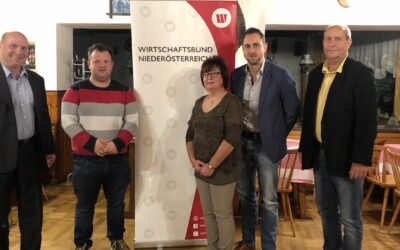 Wirtschaftsbund – Neuwahl der Gemeindegruppe Kleinzell