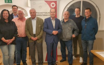 Gemeindegruppen-Neuwahl in der Hinterbrühl – Obmann Erich Moser wiedergewählt