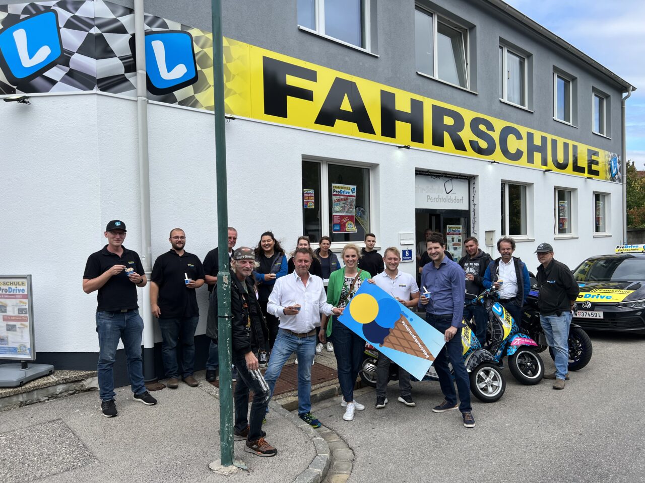 Eispause für uns bei der Fahrschule Pro Drive in Perchtoldsdorf