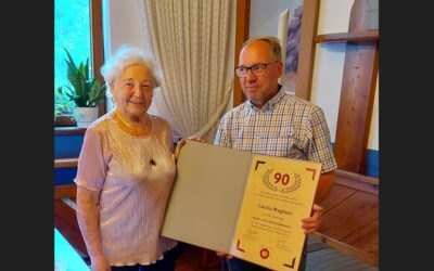 Cäcilia Magdoin feierte 90. Geburtstag