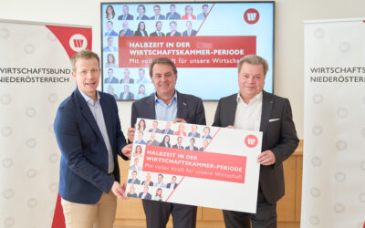 Halbzeit in der Wirtschaftskammer Periode: WBNÖ zieht Bilanz