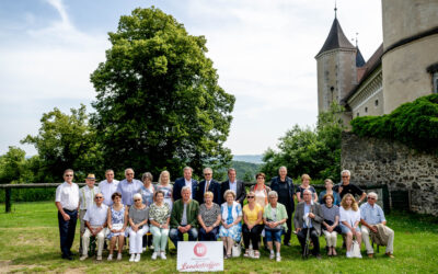 Gänserndorfer Silberlöwen beim Landestreffen der Wirtschaftsbund Silberlöwen auf Schloss Rosenburg