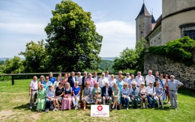 Kremser Silberlöwen beim Landestreffen der Wirtschaftsbund Silberlöwen auf Schloss Rosenburg