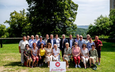 Melker Silberlöwen beim Landestreffen der Wirtschaftsbund Silberlöwen auf Schloss Rosenburg