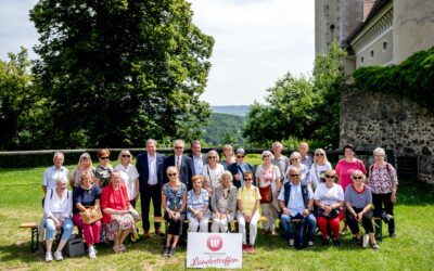 Neunkirchner Silberlöwen beim Landestreffen der Wirtschaftsbund Silberlöwen auf Schloss Rosenburg