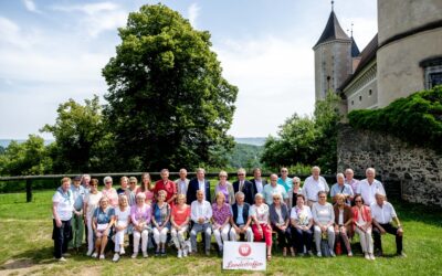 Tullner Silberlöwen beim Landestreffen der Wirtschaftsbund Silberlöwen auf Schloss Rosenburg