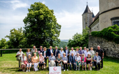 Wiener Neustädter Silberlöwen beim Landestreffen der Wirtschaftsbund Silberlöwen auf Schloss Rosenburg