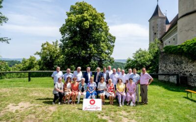 Horner Silberlöwen beim Landestreffen der Wirtschaftsbund Silberlöwen auf Schloss Rosenburg