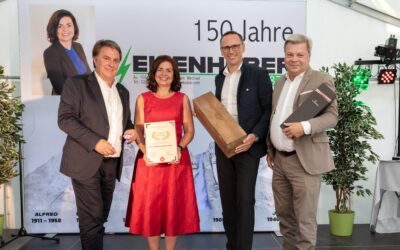 NÖ Wirtschaftsvertreter gratulieren zu 150 Jahren Familienunternehmen Eisenhuber