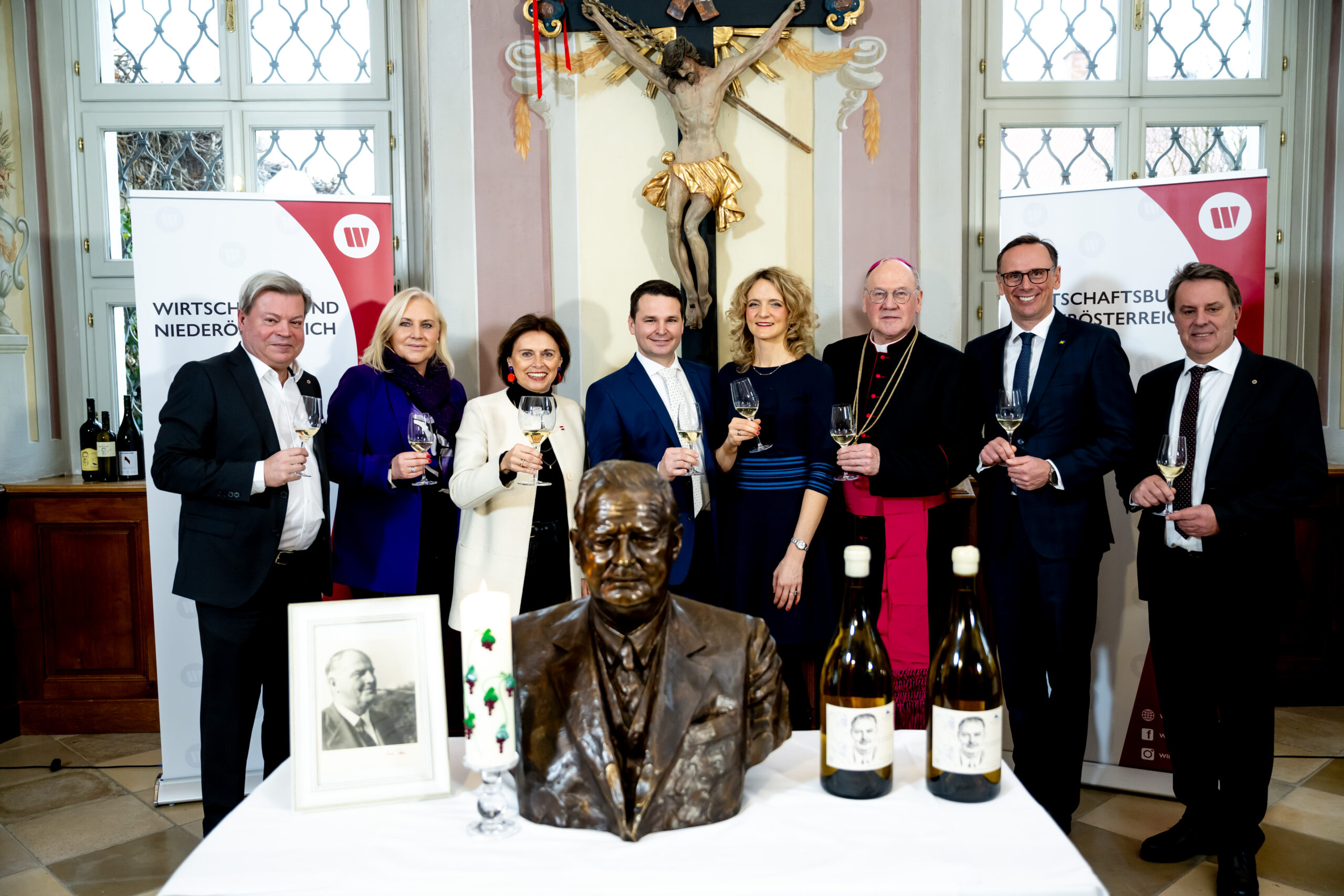 Wirtschaftsbund, WB, Julius Raab, Wein, Weintaufe, Dom, St. Pölten