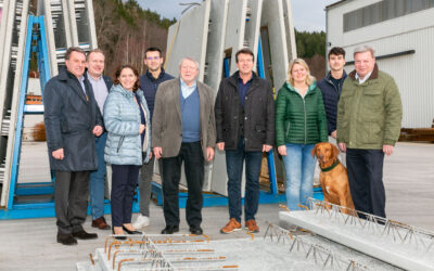 Wirtschaftsbund Niederösterreich zu Besuch bei Mörzinger Bau in Weitra