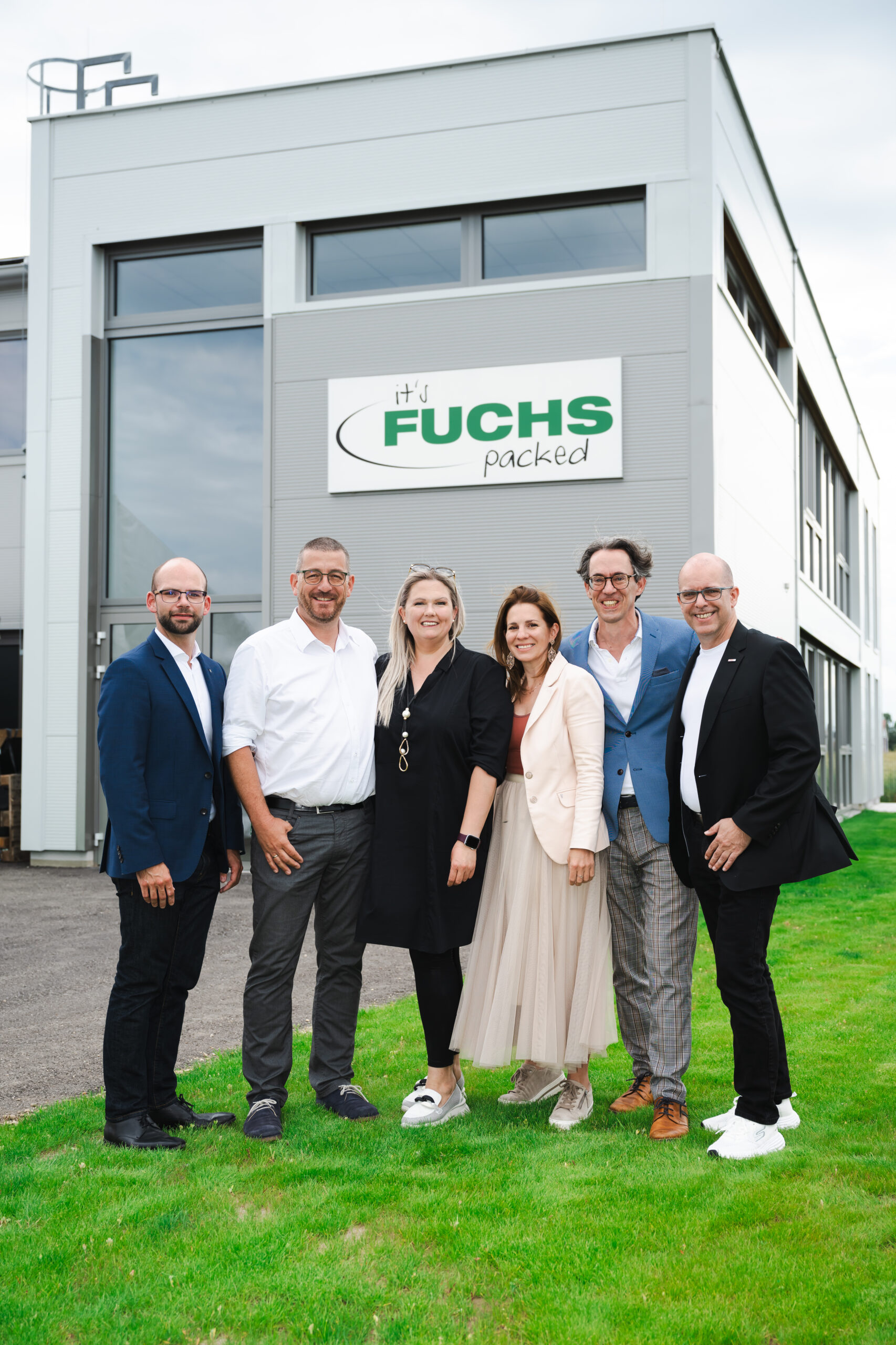 Neuer Standort des Unternehmens Fuchs Foto des neu eröffneten Standorts des Unternehmens Fuchs