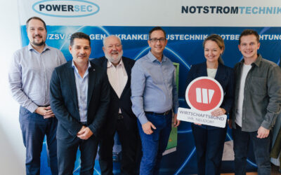 USV, Notstrom & Sicherheit: Wirtschaftsbund Wr. Neudorf zu Besuch bei POWERSEC