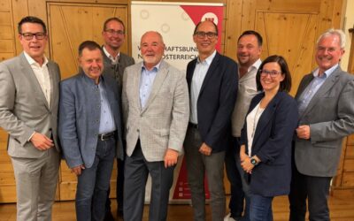 Wilhelm Schreiber ist neuer Wirtschaftsbundobmann des Teilbezirkes Poysdorf