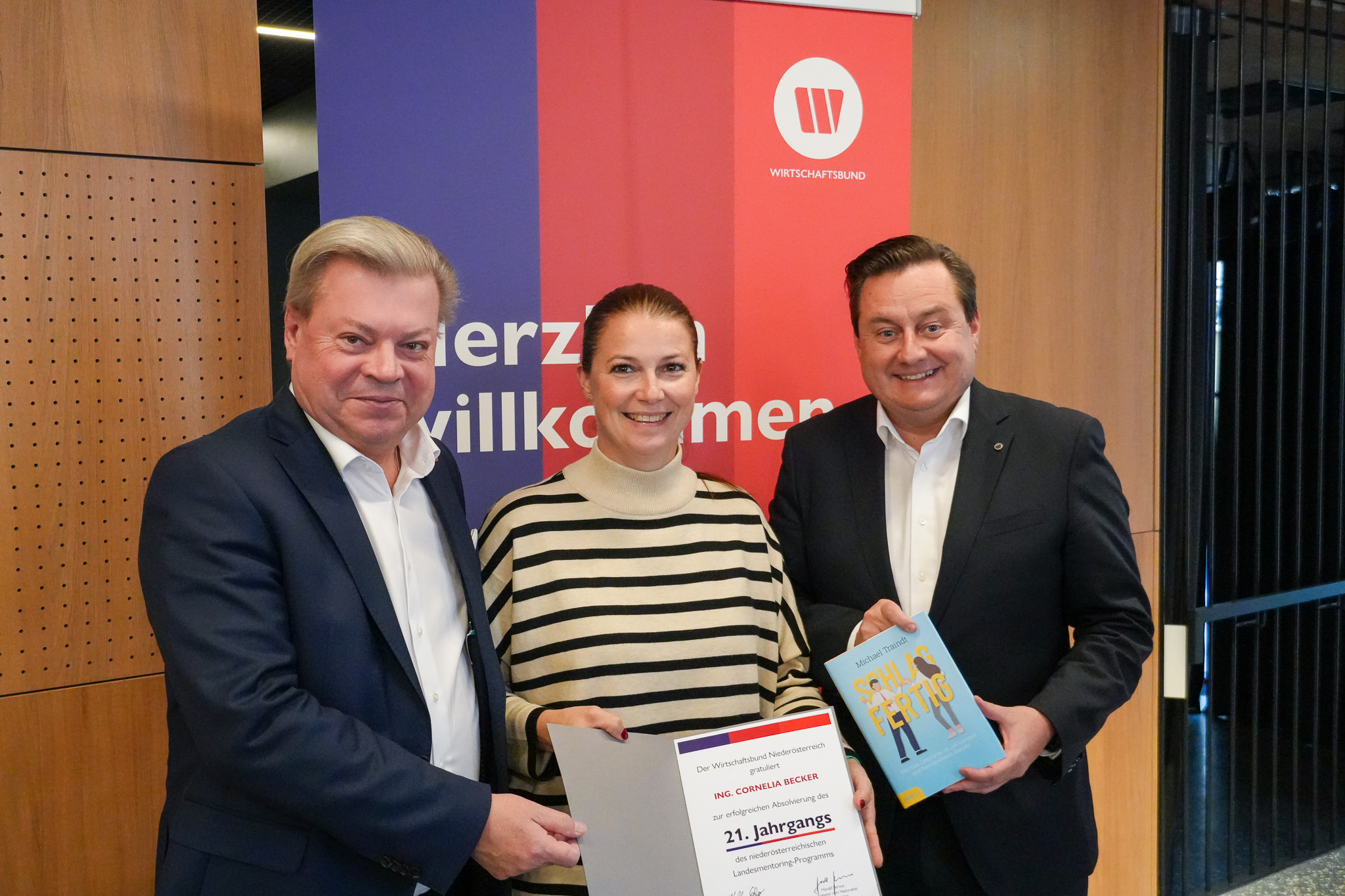 Die Absolventin der Wirtschaftsbund Landesmentoring Programms.