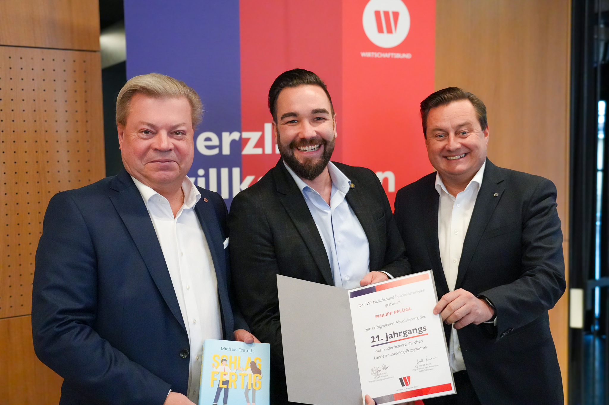 Der Absolvent des WB Landesmentoring Programms.