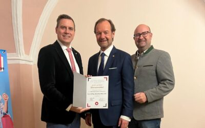 Firmenjubiläum und Auszeichnung in Klosterneuburg