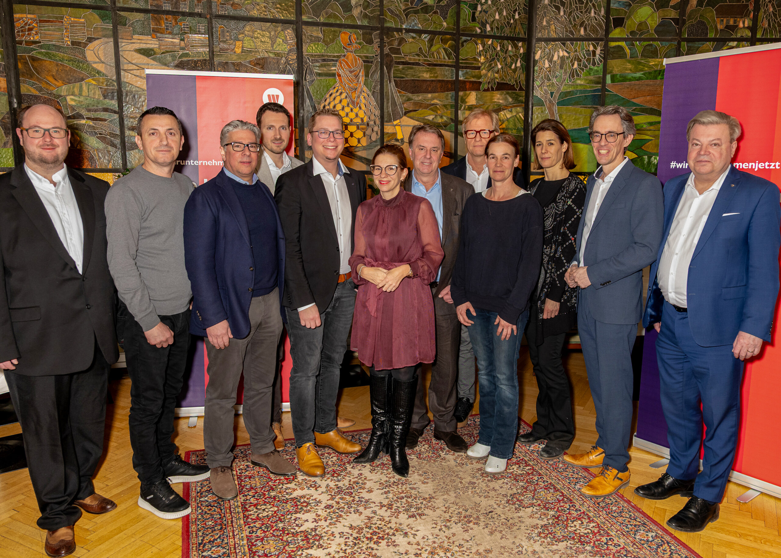 Der neu gewählte Vorstand der Bezirksgruppe Baden.